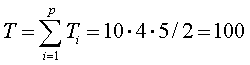 Total sum of ranks