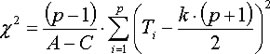 formula Friedman test with tied ranks