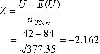 Mann-Wihtney significance test